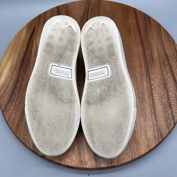 Koio Capi Shoes Womens Size 10 / 40 White Leather Casual Walking Comfort Sneaker - Picture 7 of 8